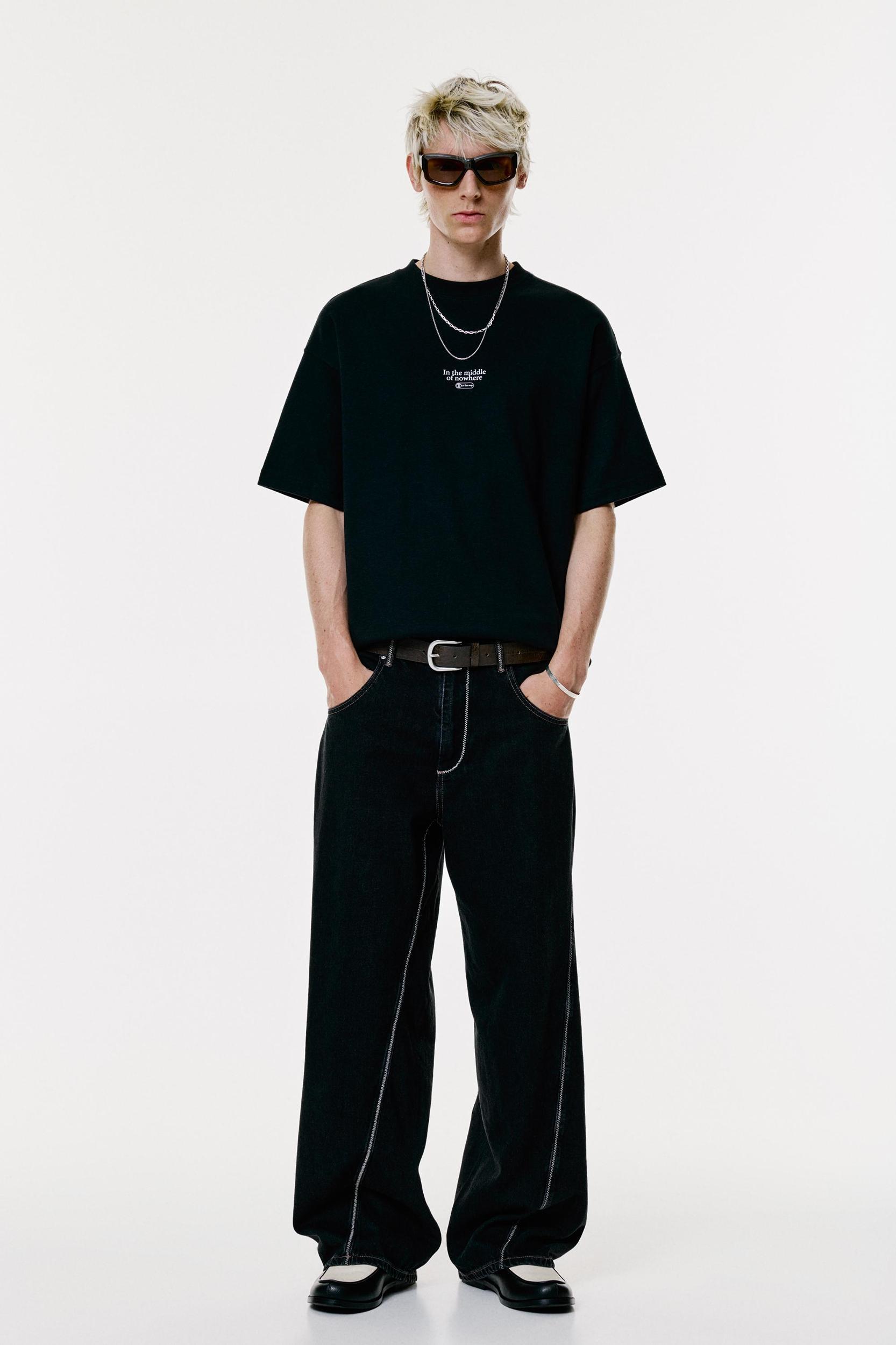 Boxy short sleeve sweatshirt Product Image