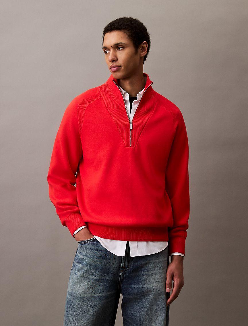 Tech Knit Quarter Zip Sweater Product Image