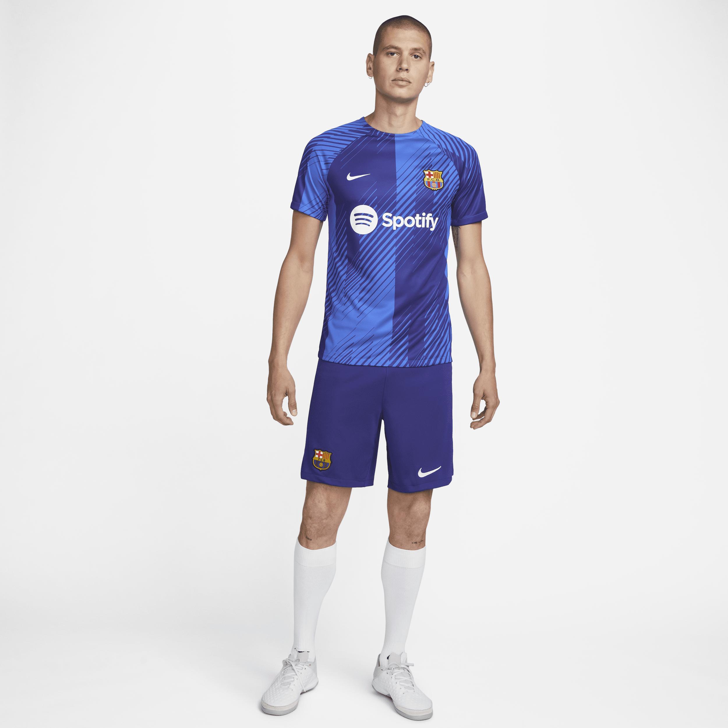 Mens Nike Blue Barcelona 2023/24 Academy Pro Pre-Match Top Product Image