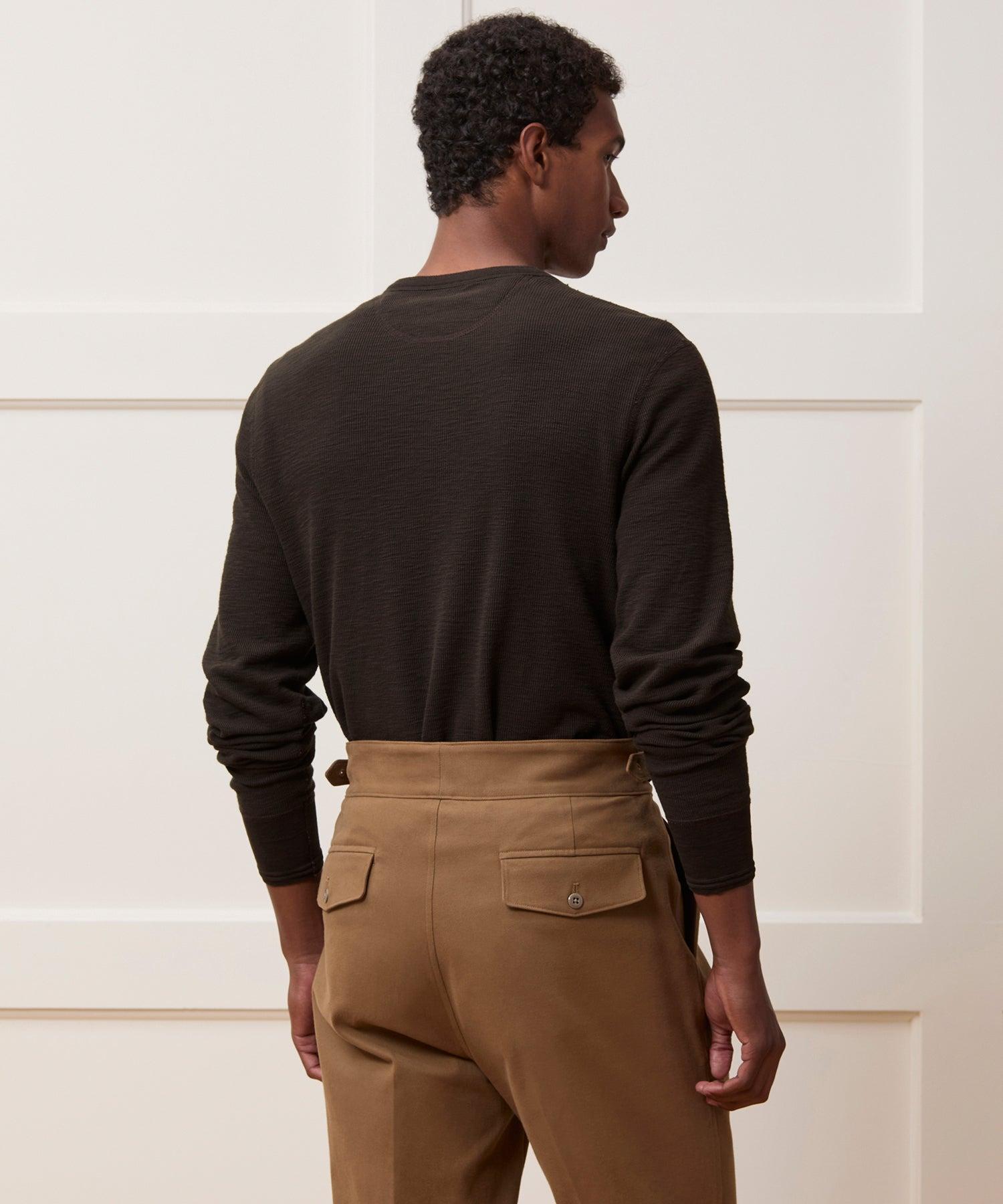 Lightweight Mini Waffle Henley Product Image