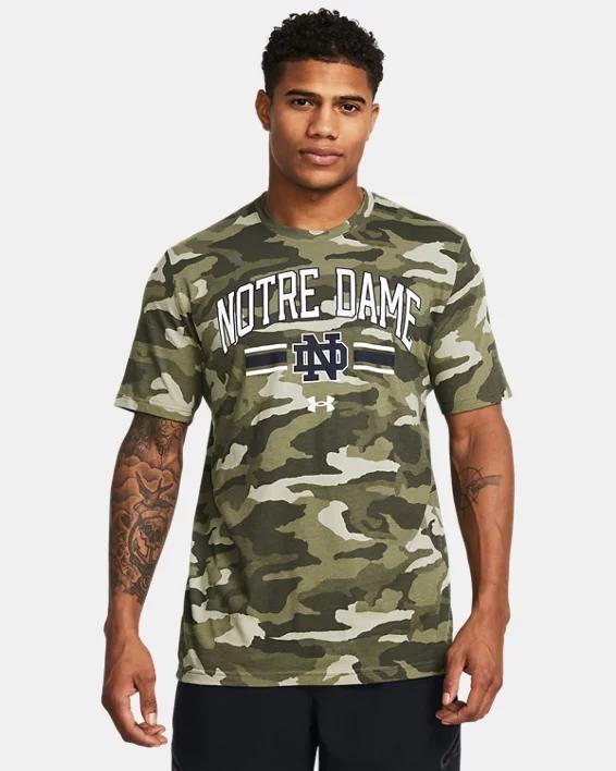 Men's UA Performance Cotton Camo Collegiate Short Sleeve Product Image