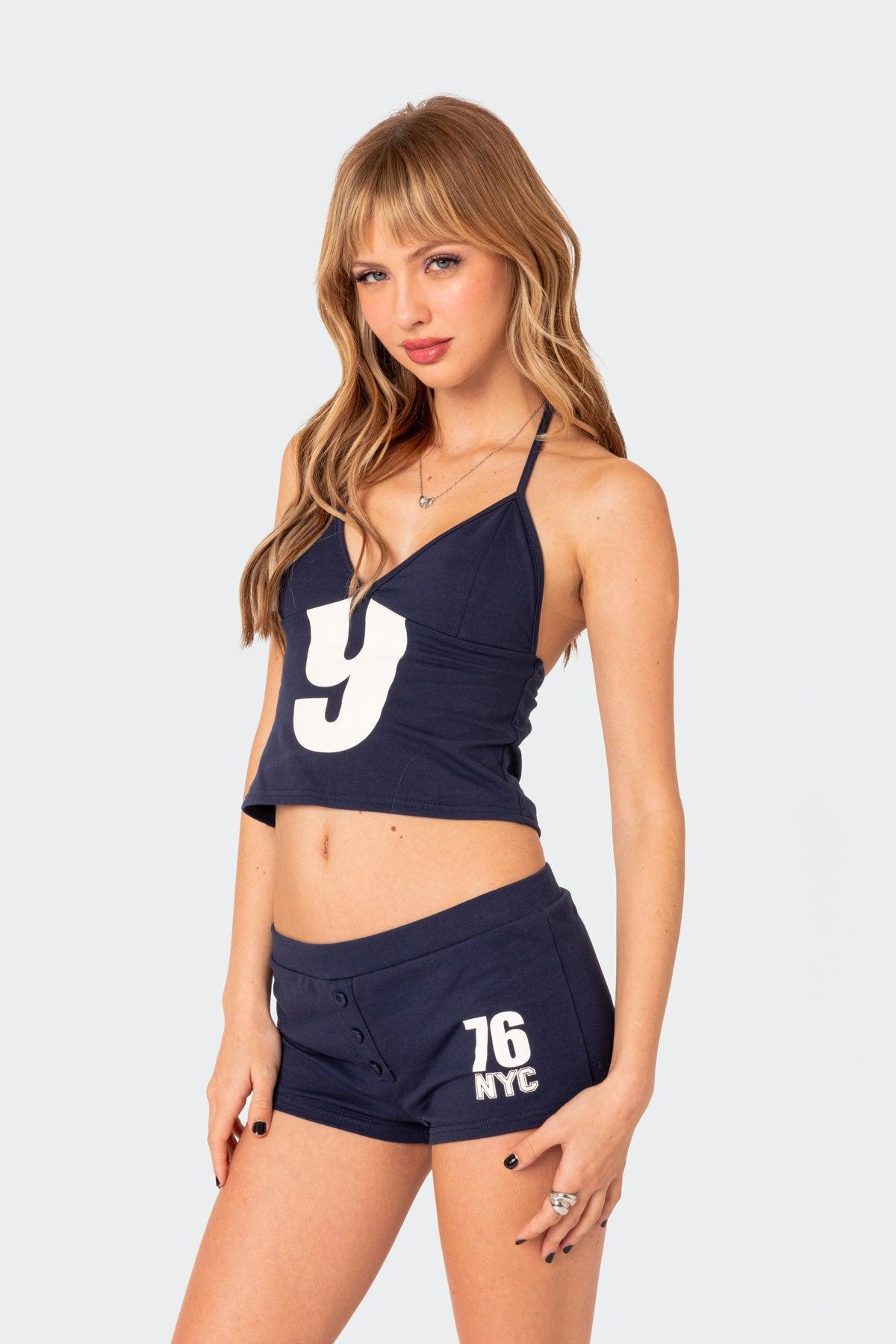 Jordan V Neck Halter Top Product Image