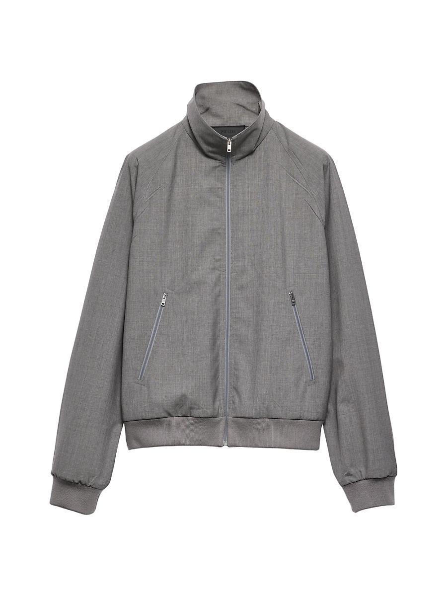 Mens Wool Zip-Front Jacket Product Image