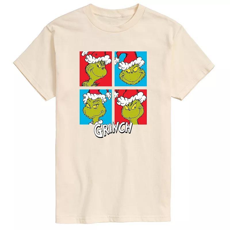 Men's Dr. Seuss Grinch Grid Tee,  Product Image