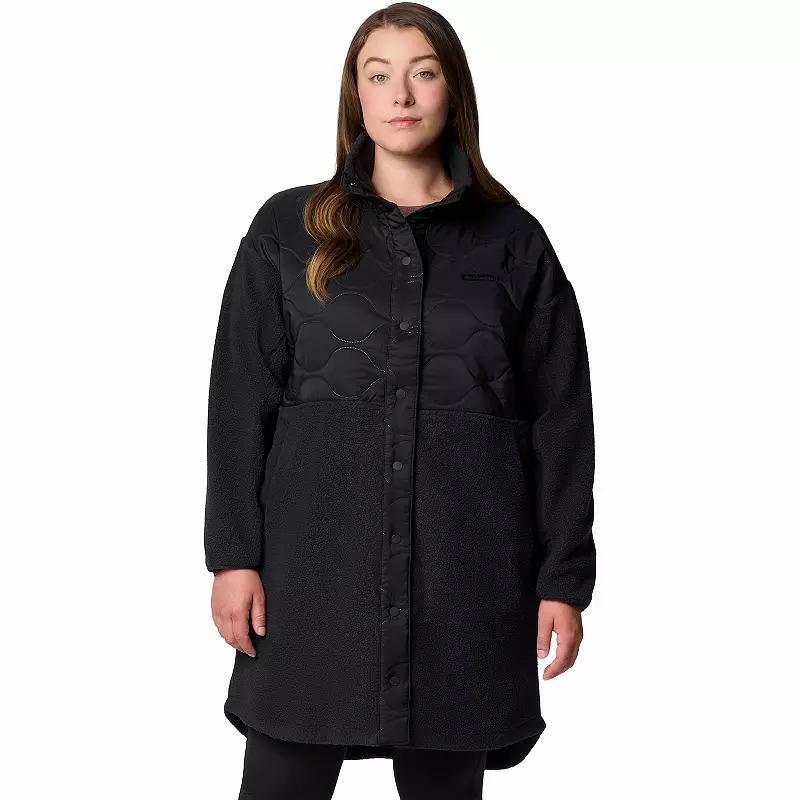 Columbia Womens Cloud Point Long Fleece Jacket - Plus Size- Product Image
