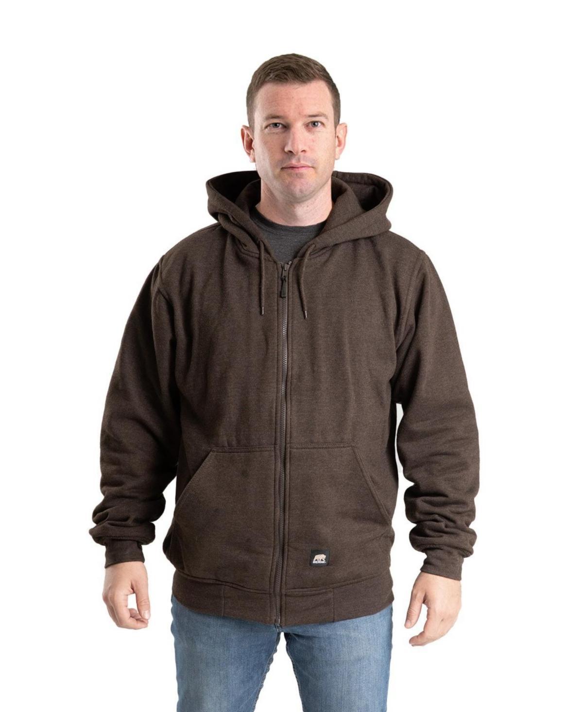 Mens Heritage Thermal-Lined Full-Zip Hooded Sweatshirt Big & Tall Product Image