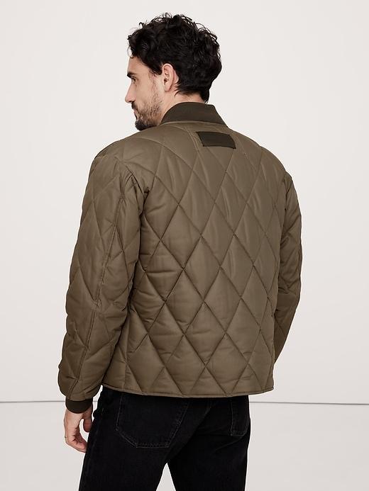 Quilted Bomber Jacket Product Image