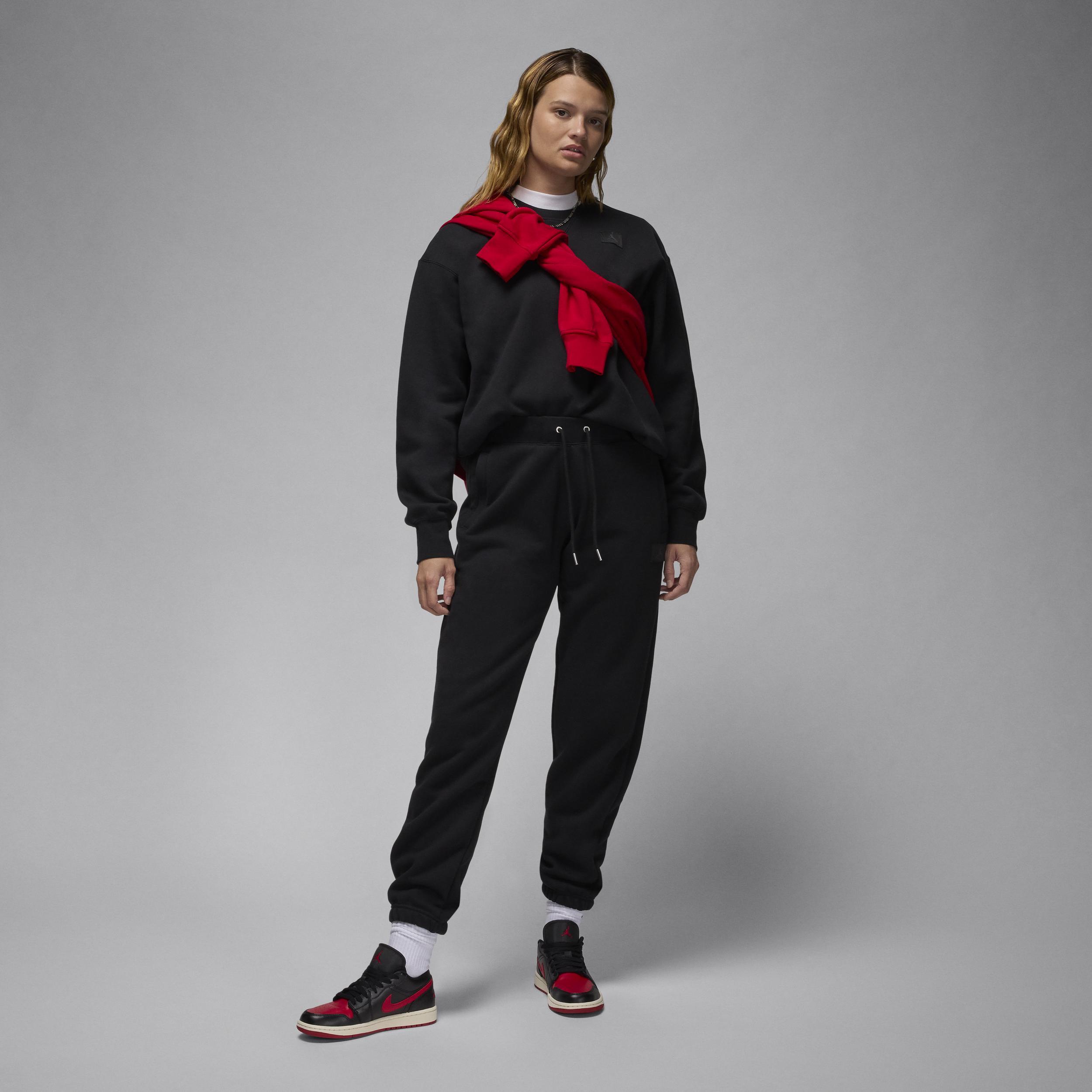 Women's Jordan Flight Fleece Crew-Neck Sweatshirt Product Image