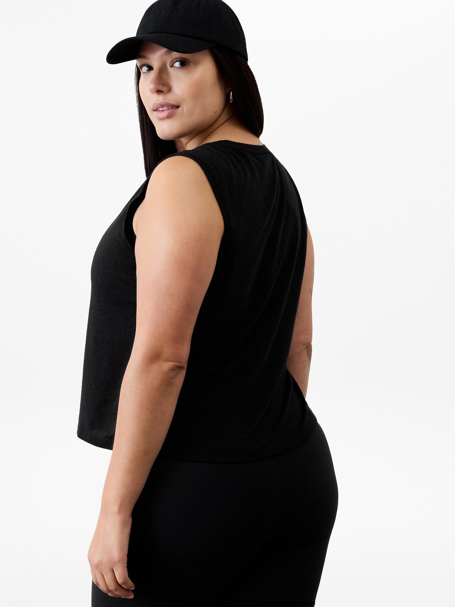 Getaway Linen Blend Muscle Tank Product Image