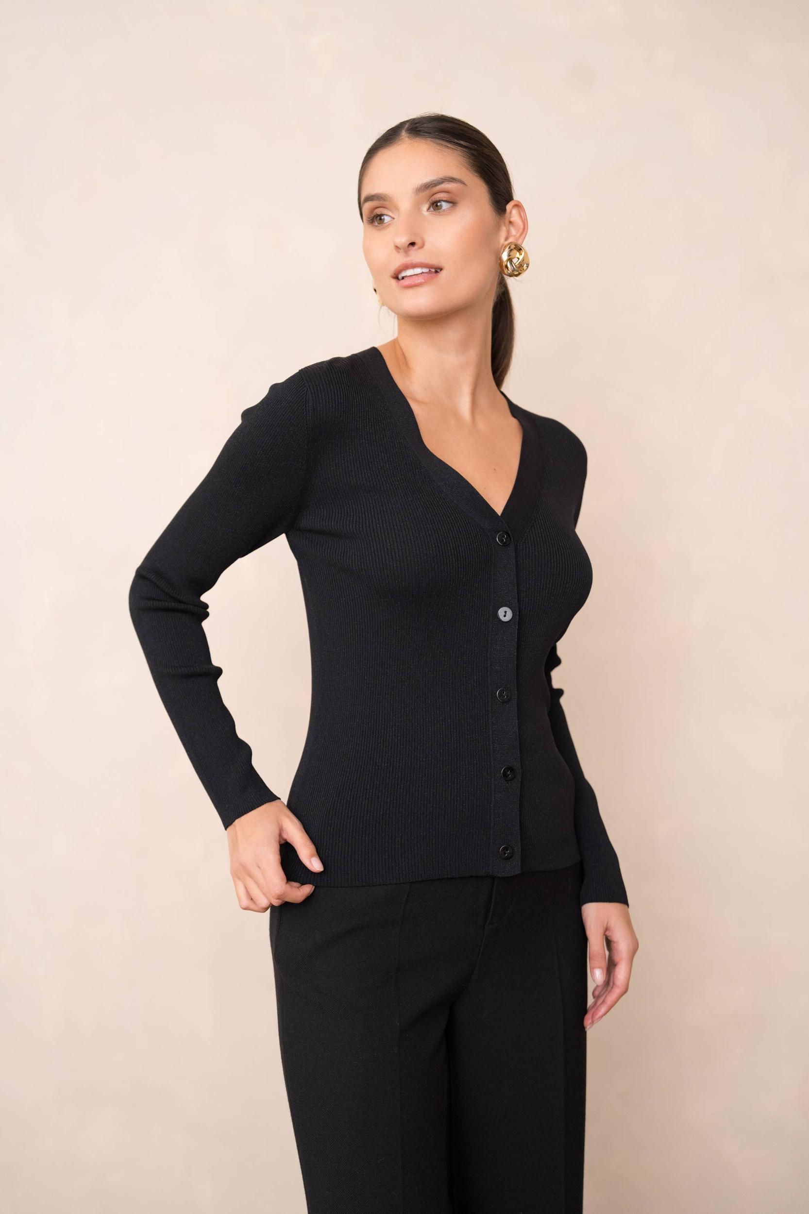 Ribbed Knit Cardigan- 2 Colors Product Image