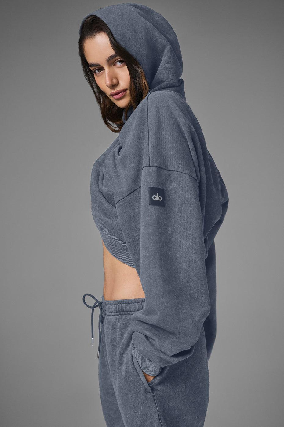 Chill Vintage Wash Hoodie - Bluestone Wash Female Product Image