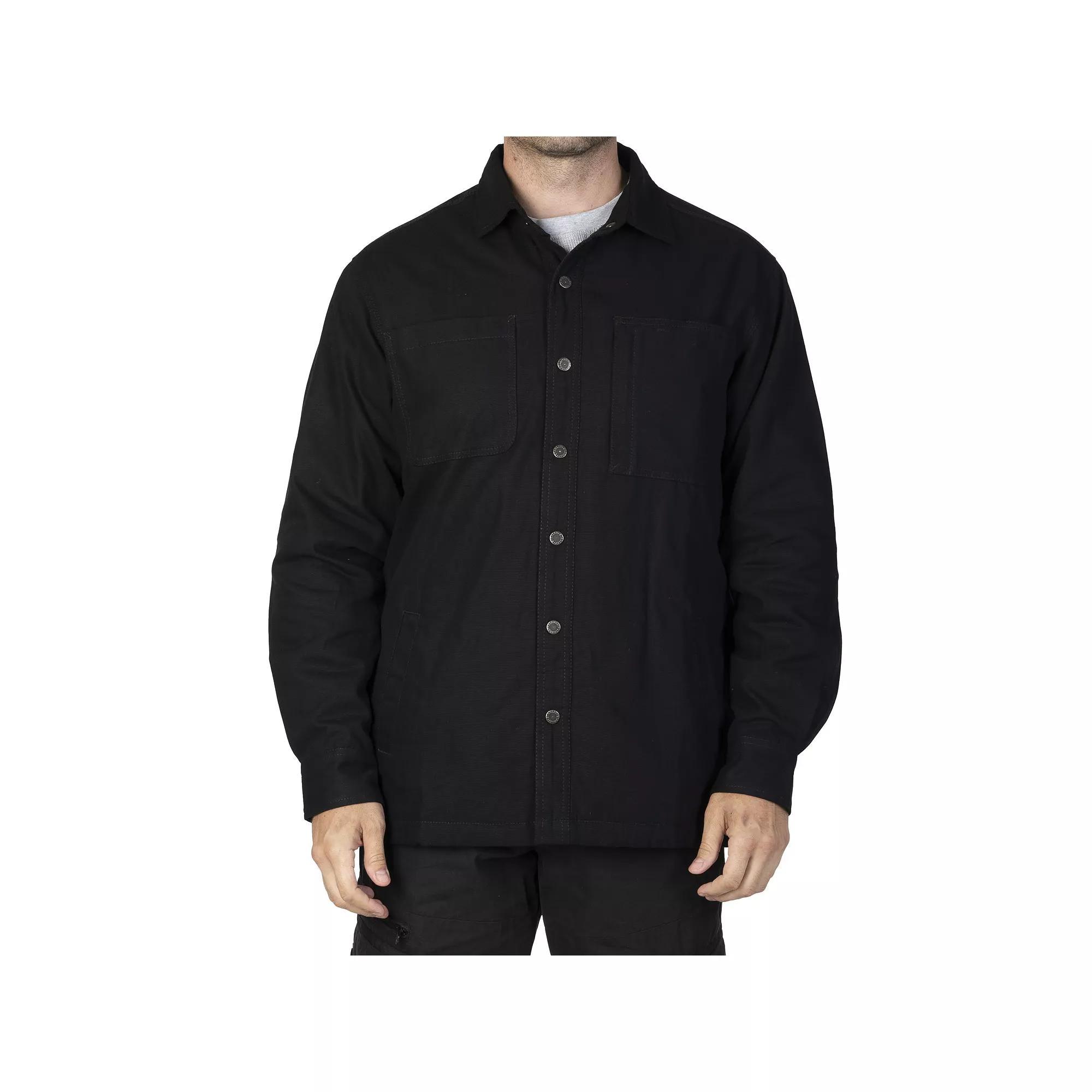 Men's Sonoma Goods For Life® Fleece-Lined Canvas Shirt Jacket,  Product Image