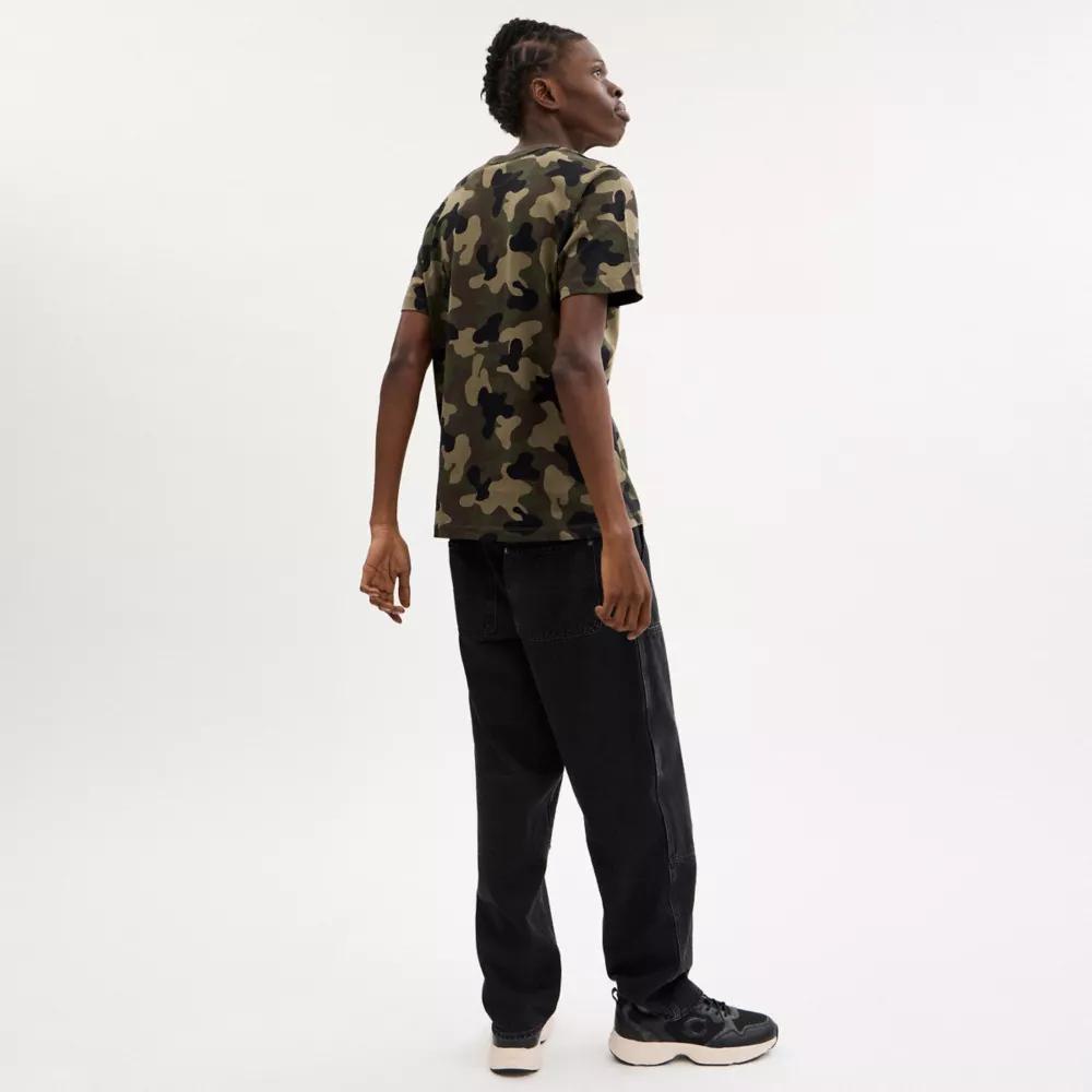 Camo Print T Shirt Product Image