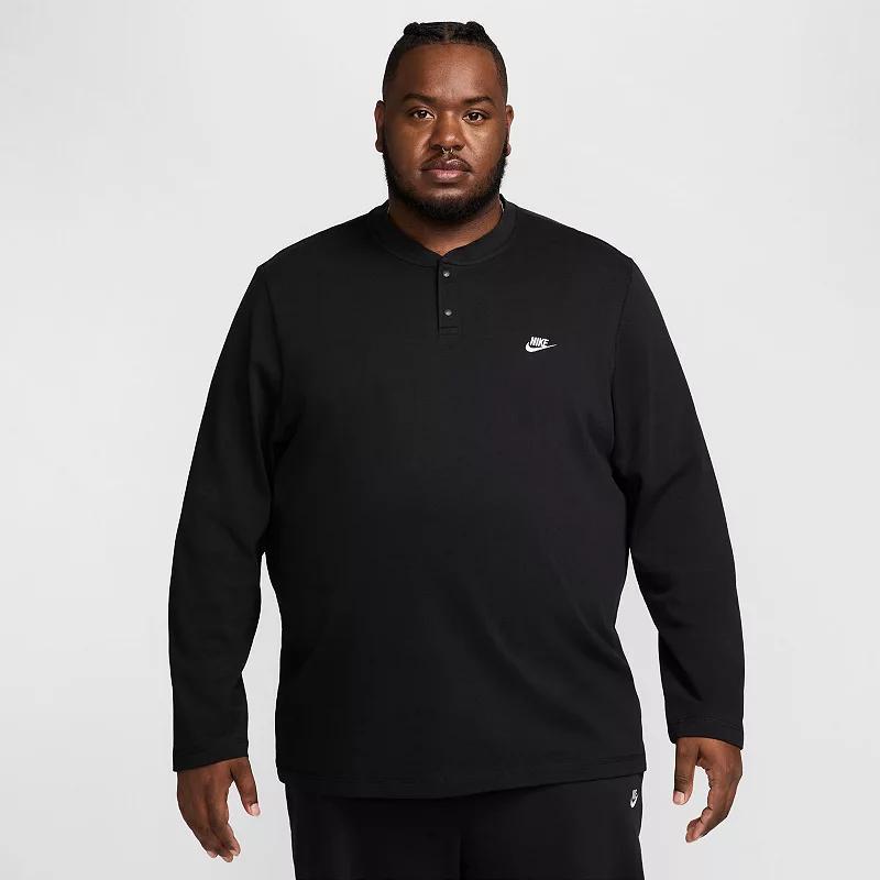 Nike Club Men's Long-Sleeve Henley Product Image