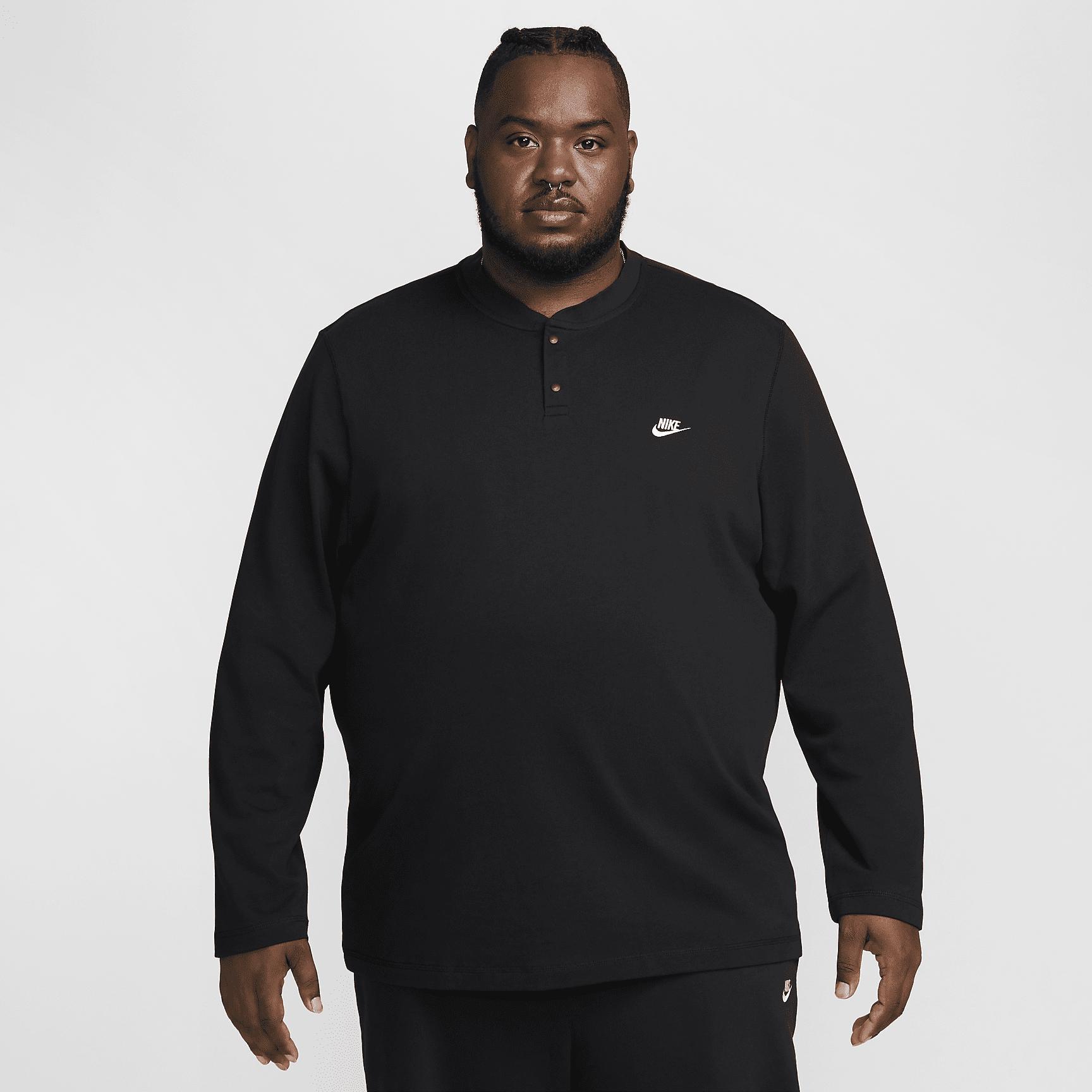 Nike Mens Nike Club LS Henley - Mens Product Image