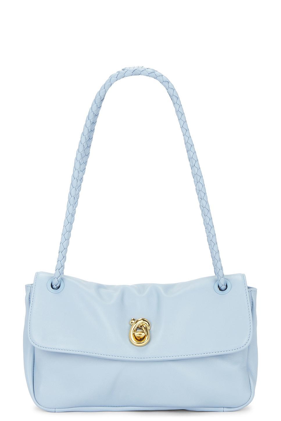 Bottega Veneta Soft Crossbody Bag in Baby Blue Product Image