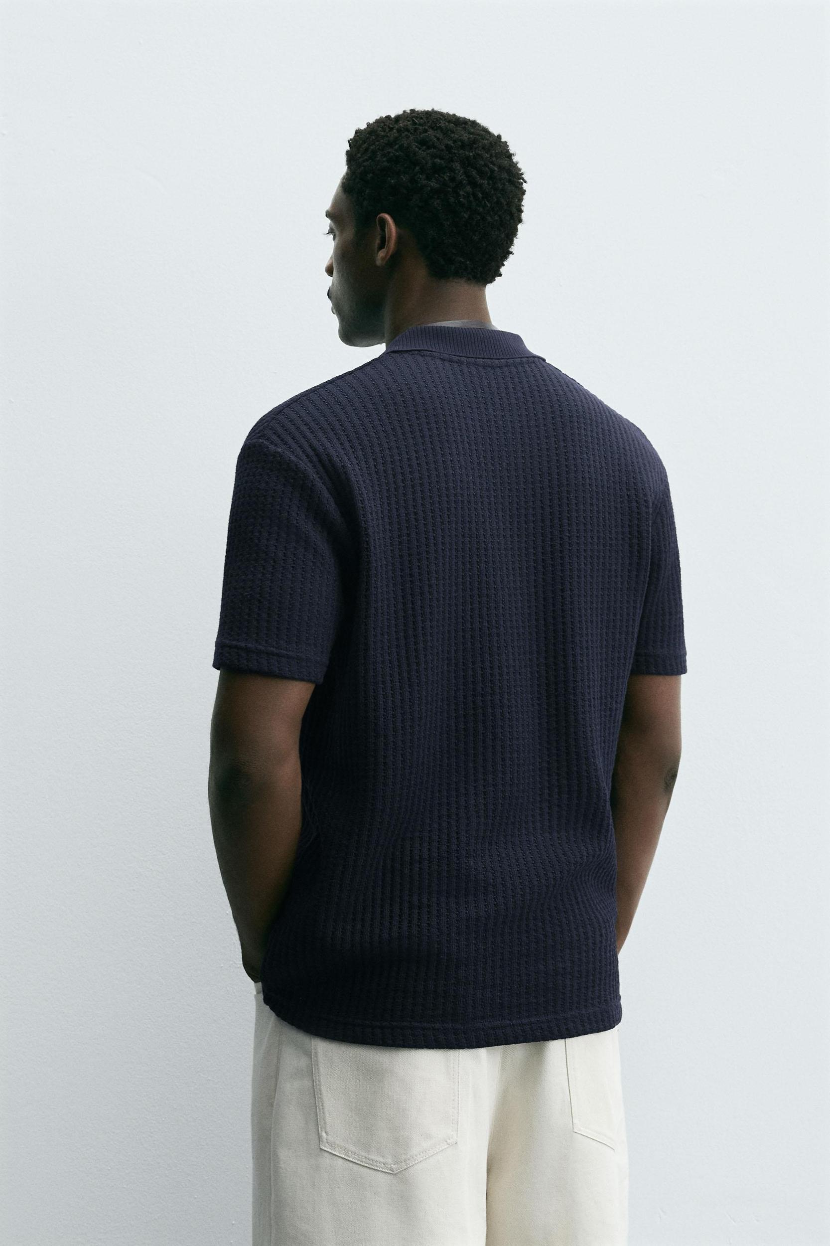 TEXTURED POLO SHIRT Product Image