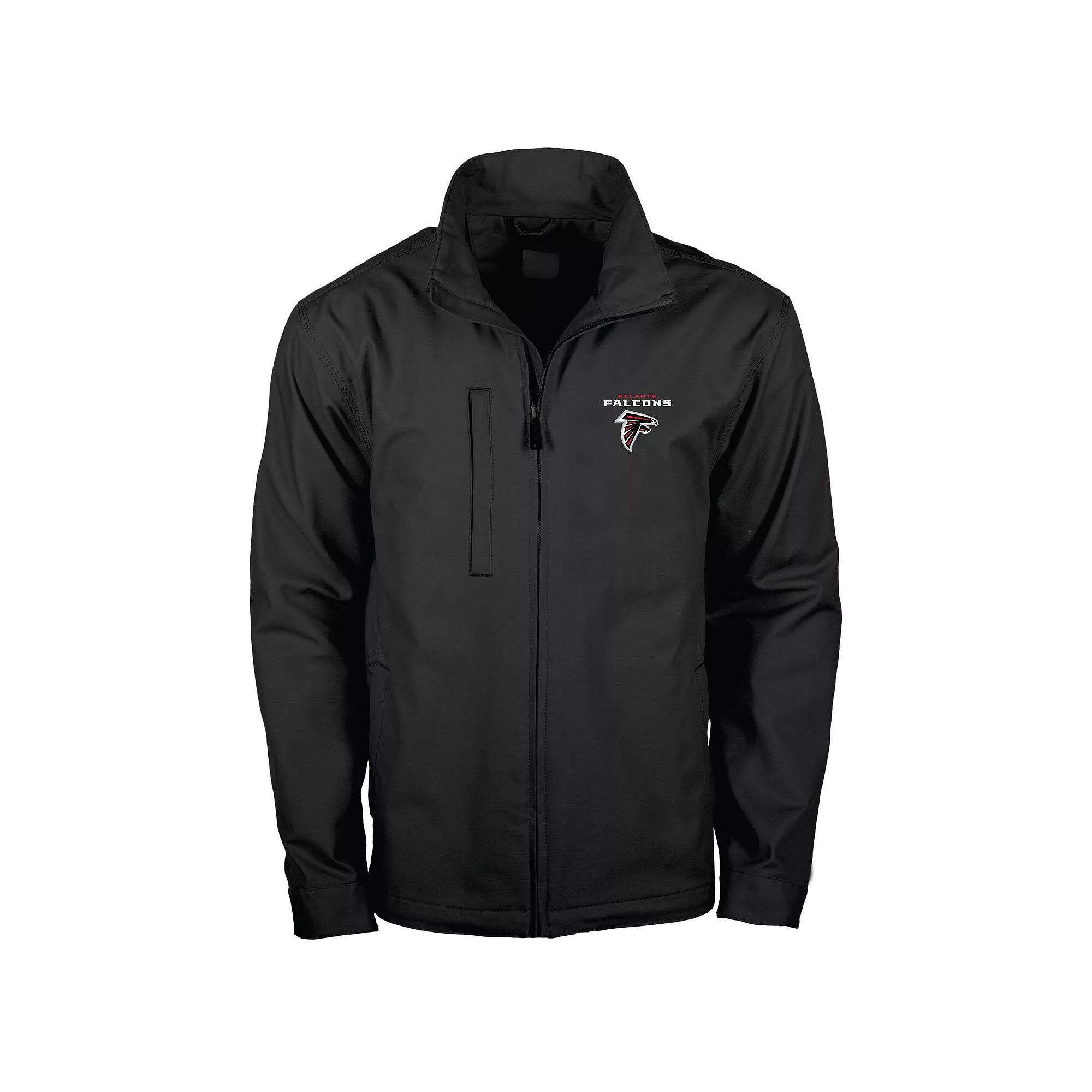 Men's Dunbrooke Black Atlanta Falcons Journey Workwear Tri-Blend Full-Zip Jacket, Size: 3XL Product Image