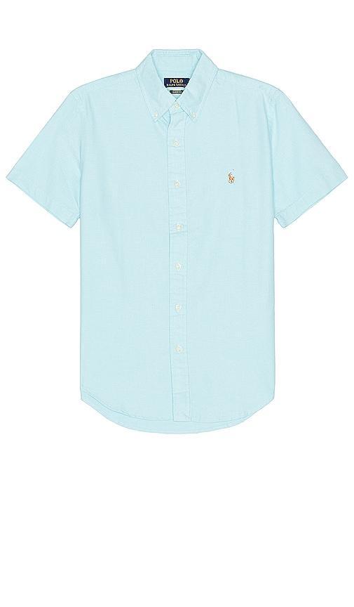 Polo Ralph Lauren Classic Fit Oxford Short Sleeve Woven Shirt Product Image