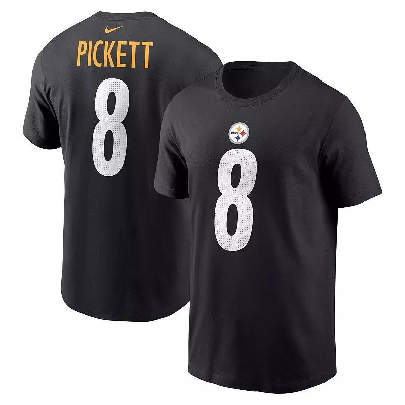 Men's Nike T.J. Watt Black Pittsburgh Steelers Player Name & Number T-Shirt, Size: 2XL Product Image