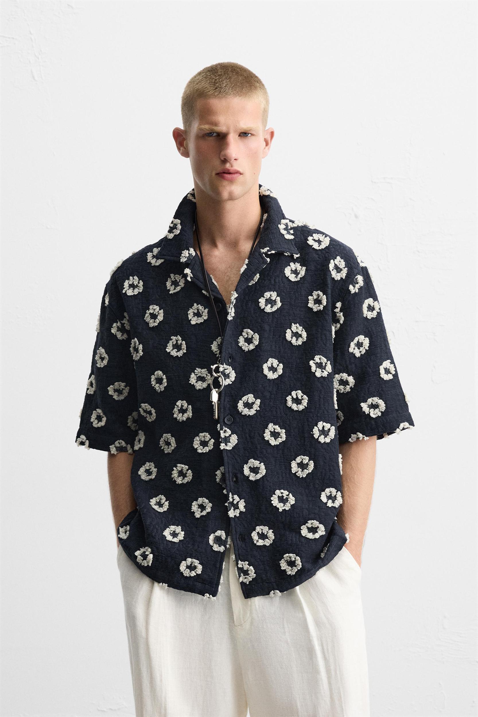 TEXTURED JACQUARD SHIRT Product Image