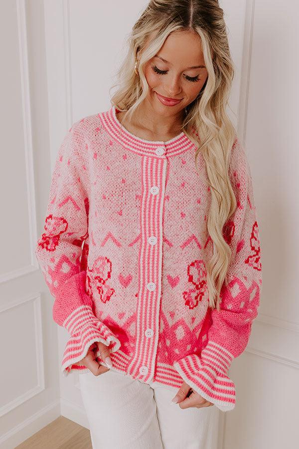 Coquette Charm Knit Sweater Product Image