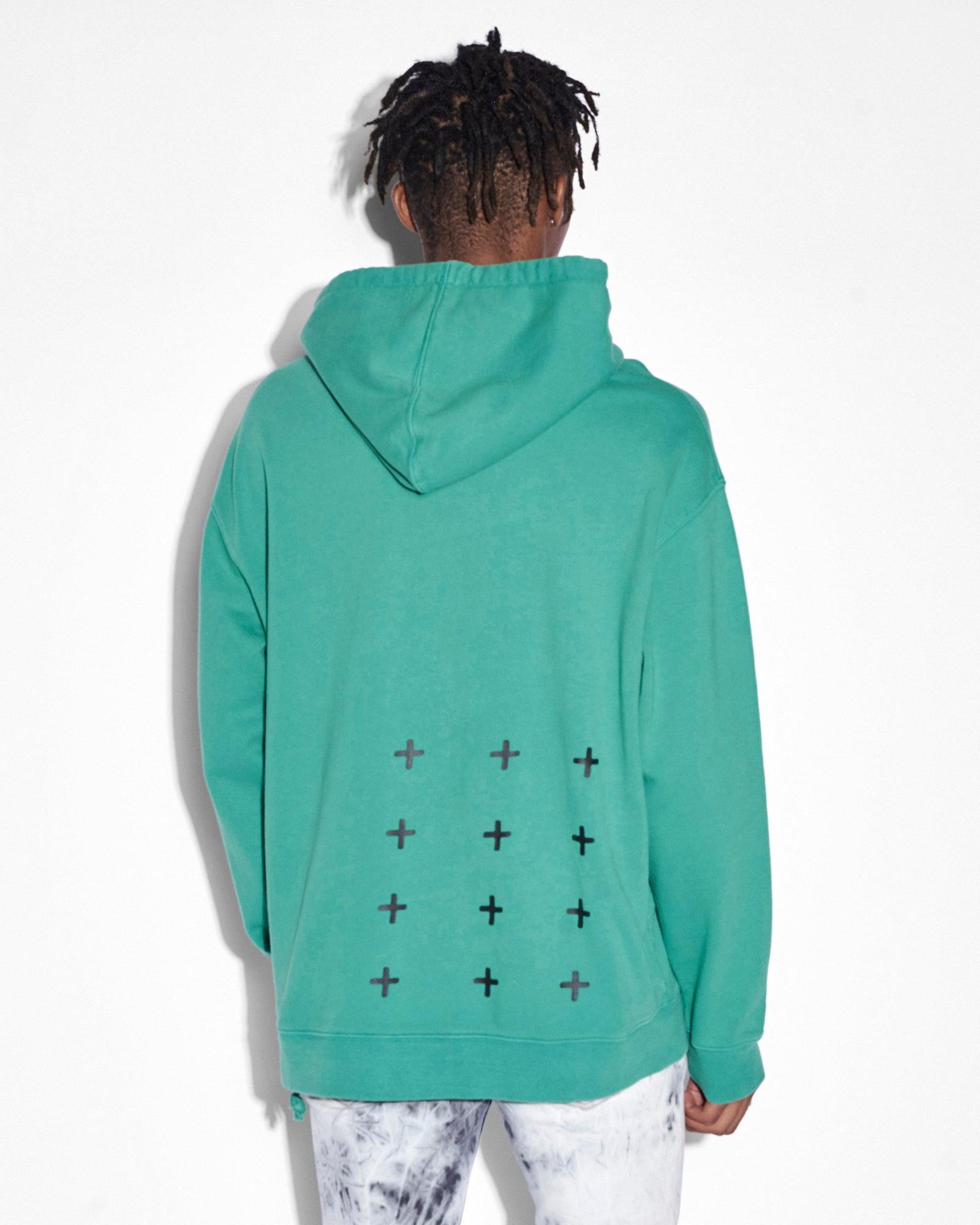 GRASS CUTTER BIGGIE HOODIE GREENOUT Male Product Image