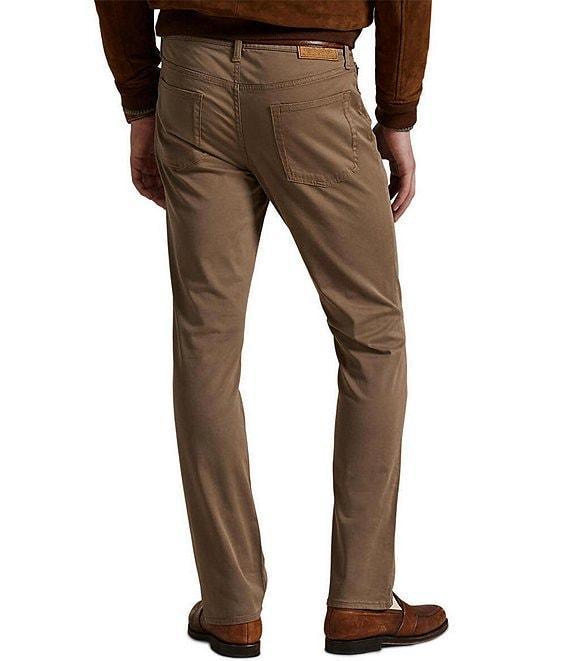 Polo Ralph Lauren Varick Slim Straight Stretch Sateen Pants Product Image