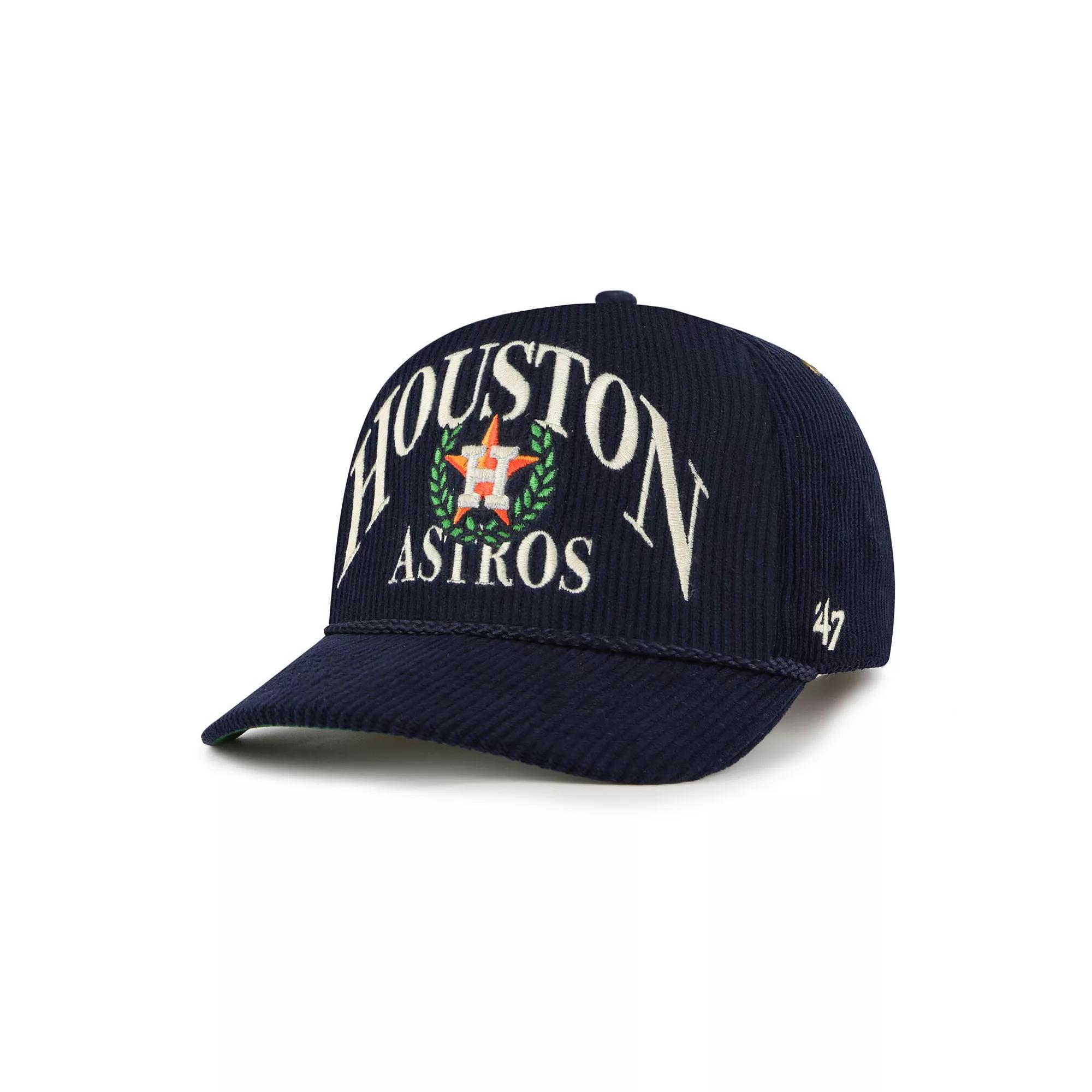 Men's '47 Navy Houston Astros Pitchout Rope Hitch Adjustable Hat, Blue Product Image
