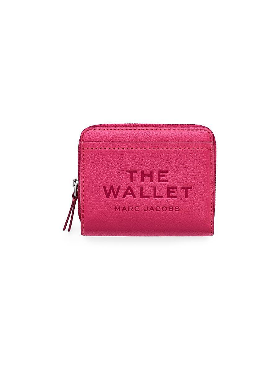 Womens The Leather Mini Compact Wallet Product Image