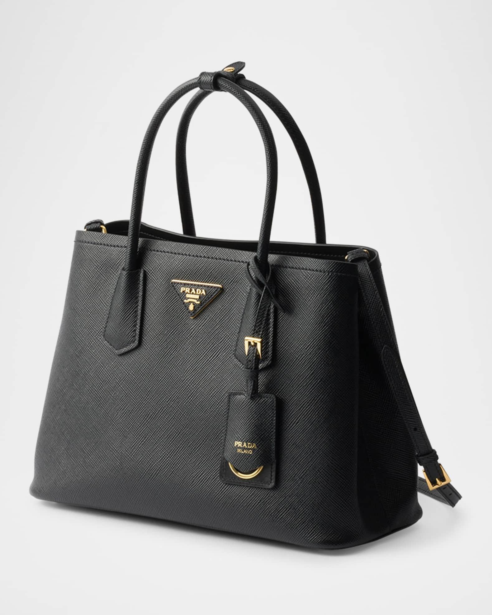 Double Medium Saffiano Leather Crossbody Bag Product Image