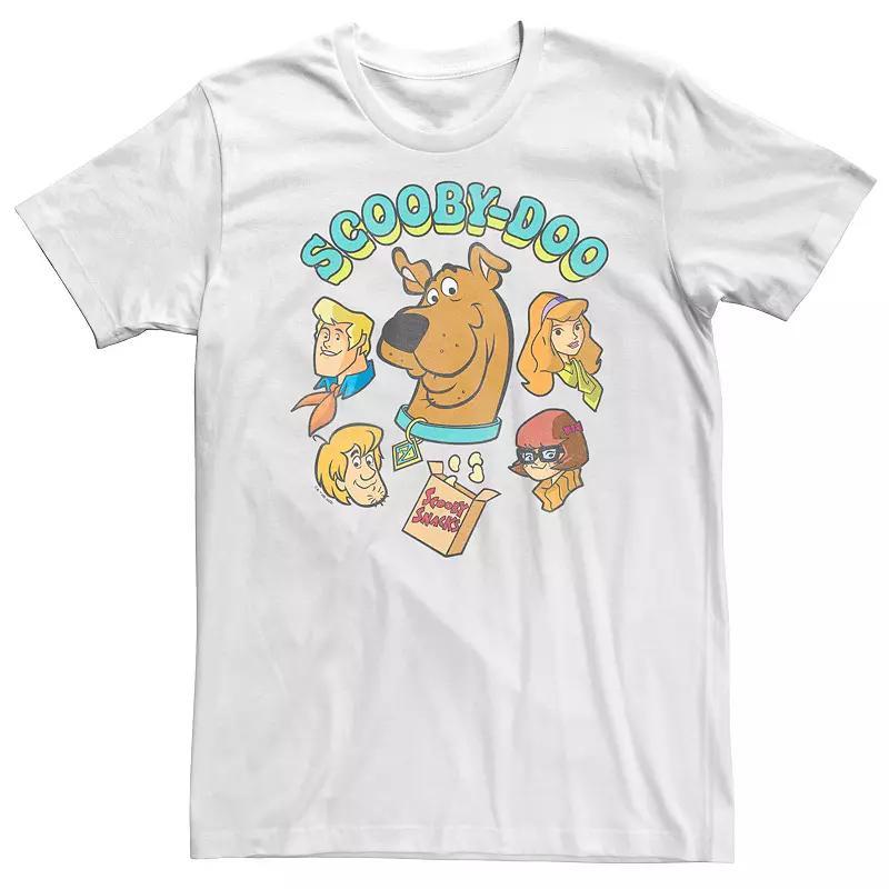 Big & Tall Scooby-Doo Mystery Incorporated Gang Scooby Snacks Tee, Men's, Size: XL Tall, White Product Image