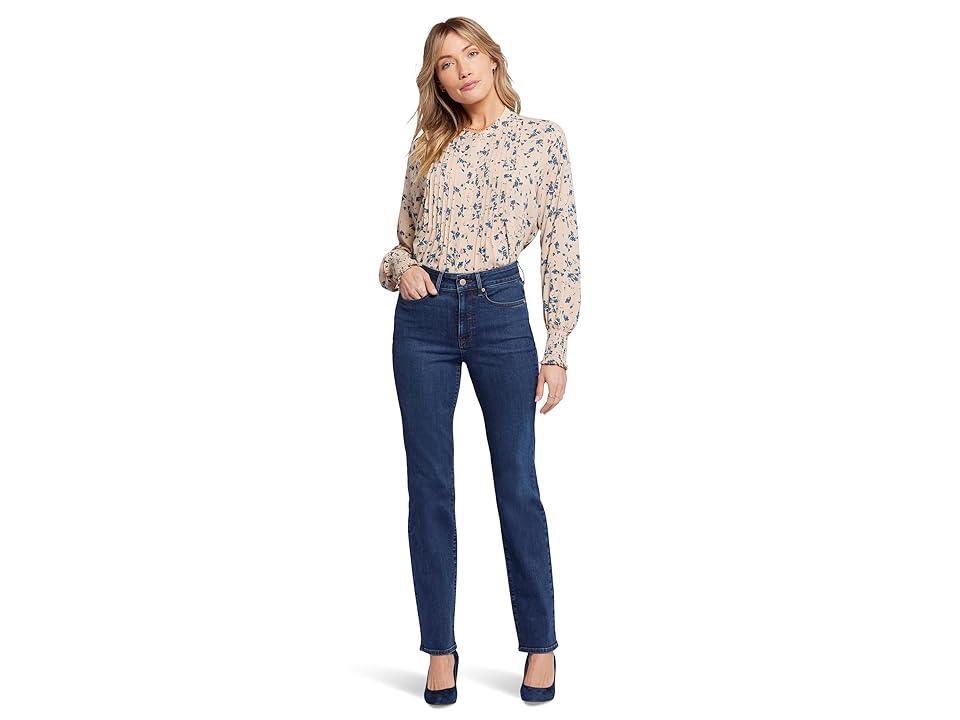 NYDJ High-Rise Marilyn Straight in Gold Coast (Gold Coast) Women's Jeans Product Image