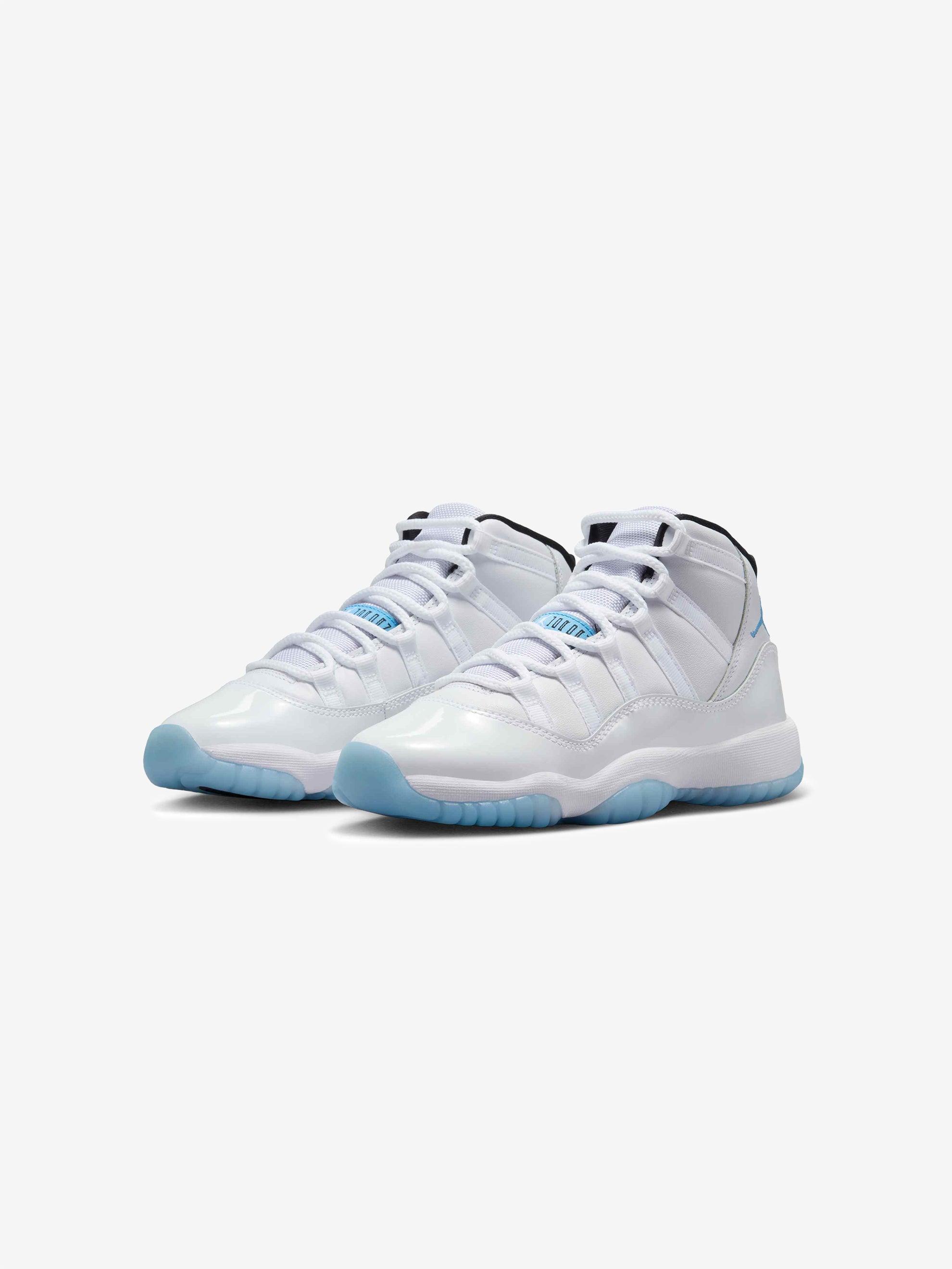 GS Air Jordan 11 Retro (WHITE/LEGEND BLUE-BLACK) Product Image