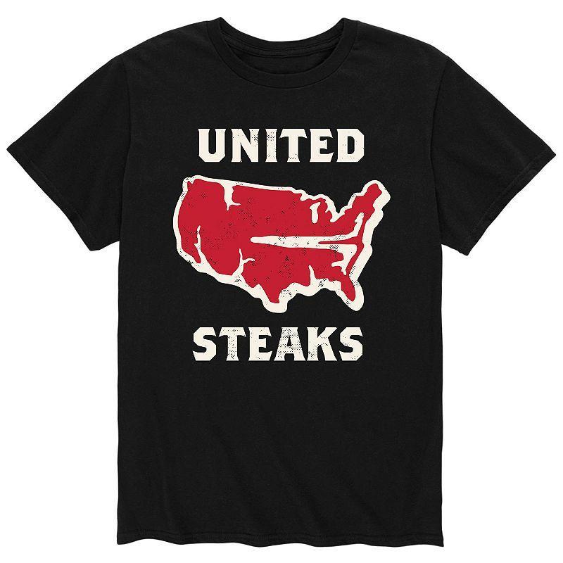 Men's "United Steaks" Tee, Size: XL, Black Product Image