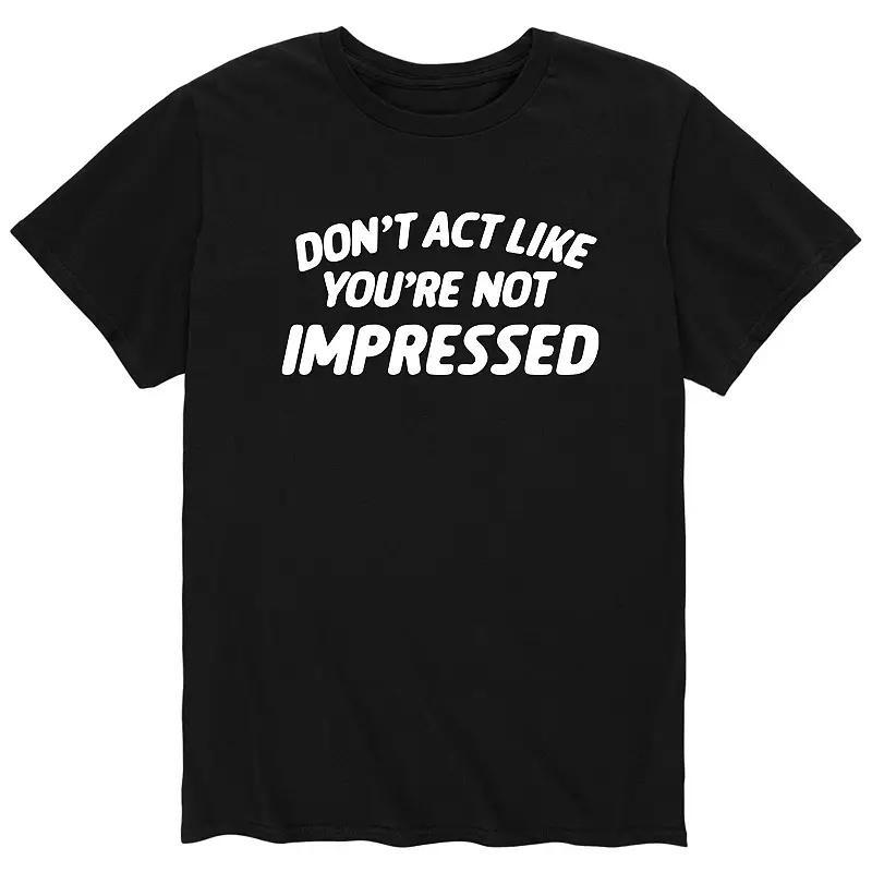 Men's Not Impressed Tee, Size: XL, Black Product Image