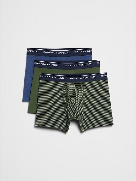 Organic Cotton-Blend Boxer Briefs (3 Pack) Product Image