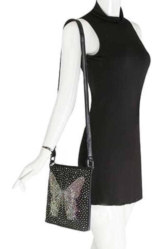 Rhinestone Butterfly Crossbody Product Image