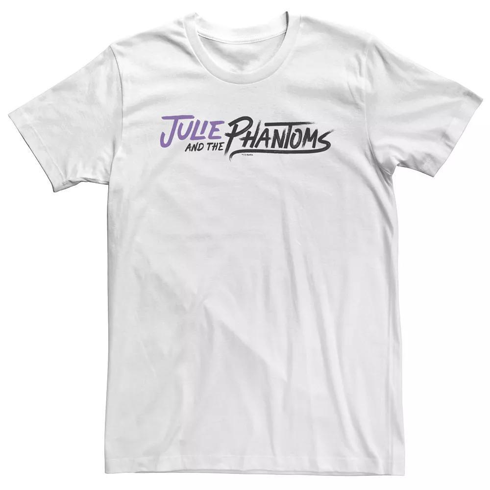 Big & Tall Julie And The Phantoms Simple Logo Tee, Men's, Size: XL Tall, White Product Image