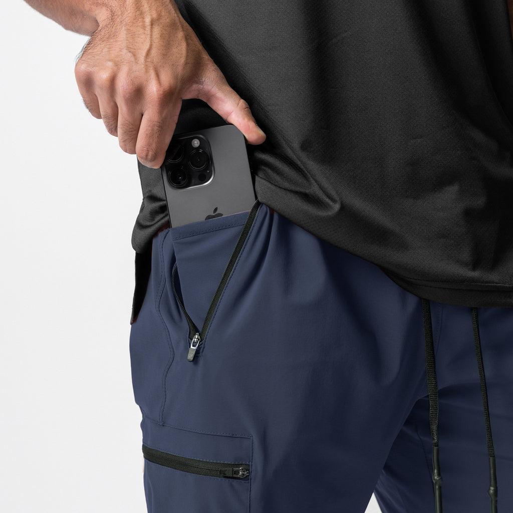 0827. Tetra-Lite® Inlay Pocket High Rib Jogger - Navy Product Image