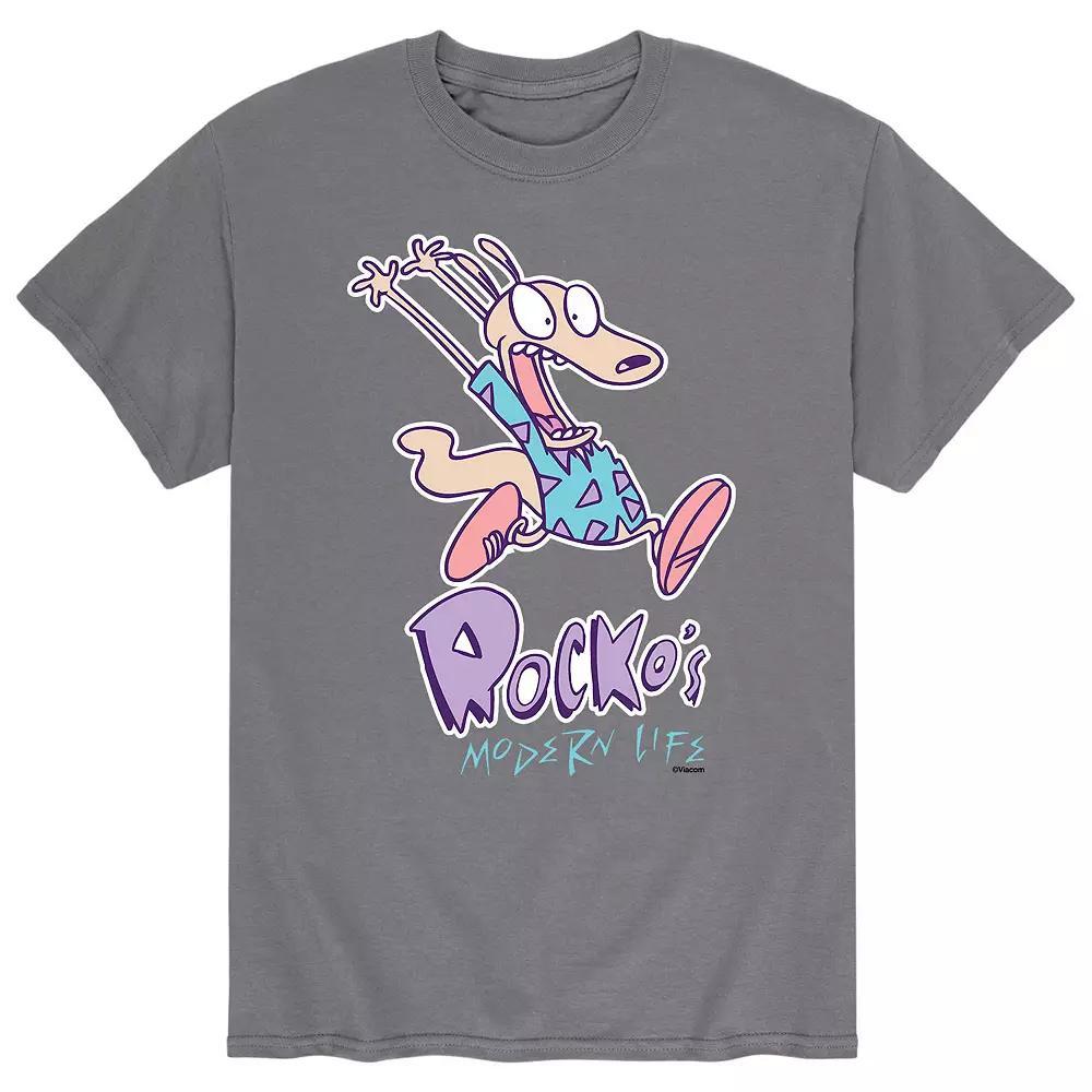 Men's Rocko's Modern Life Yelping Rocko Tee,  Product Image