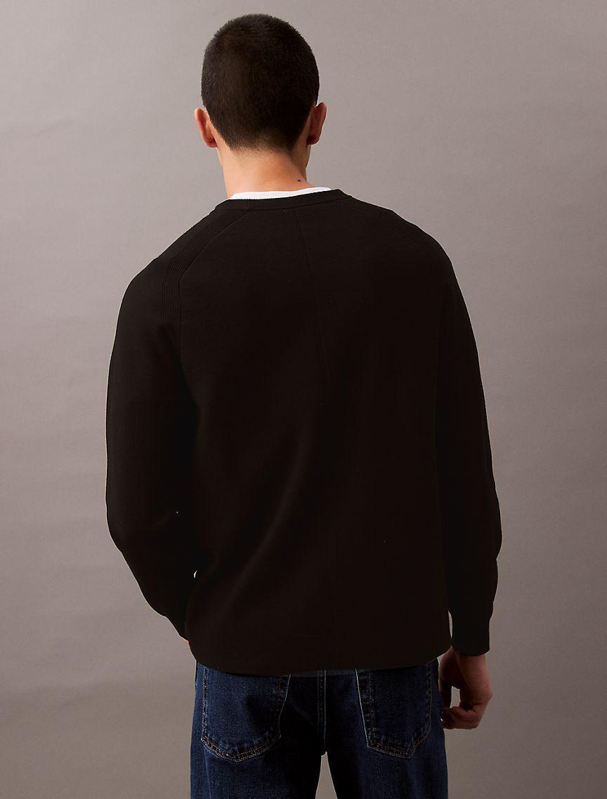 Calvin Klein Mens Tech Knit Crewneck Sweater Product Image