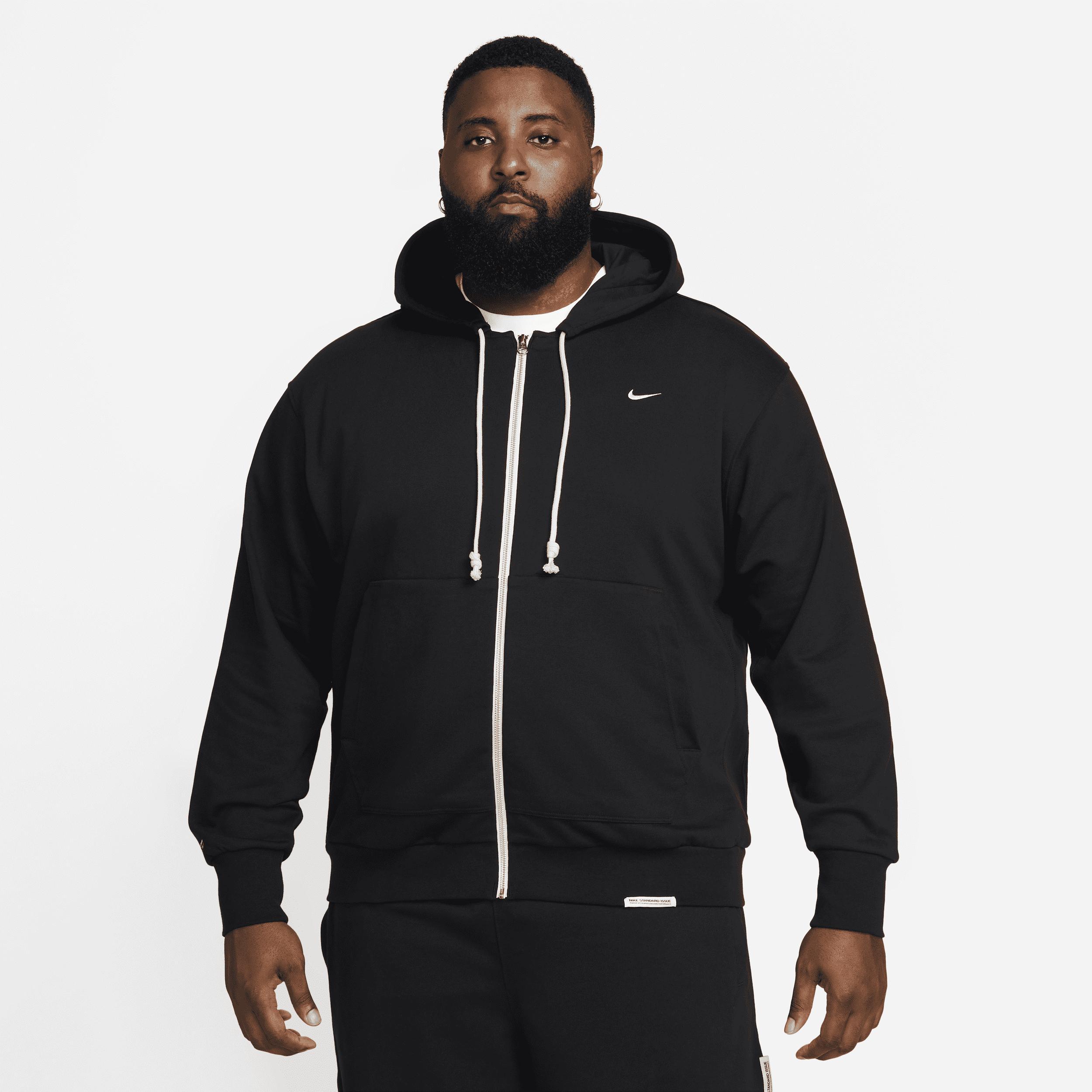 Nike Mens Standard Issue Dri-FIT Full-Zip Basketball Hoodie Product Image