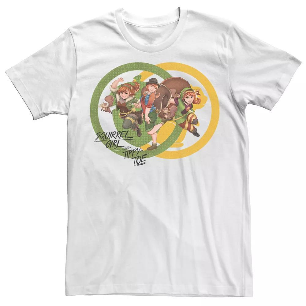 Men's Marvel Rising Secret Warriors Squirrel Girl Symbol Collage Tee,  Product Image