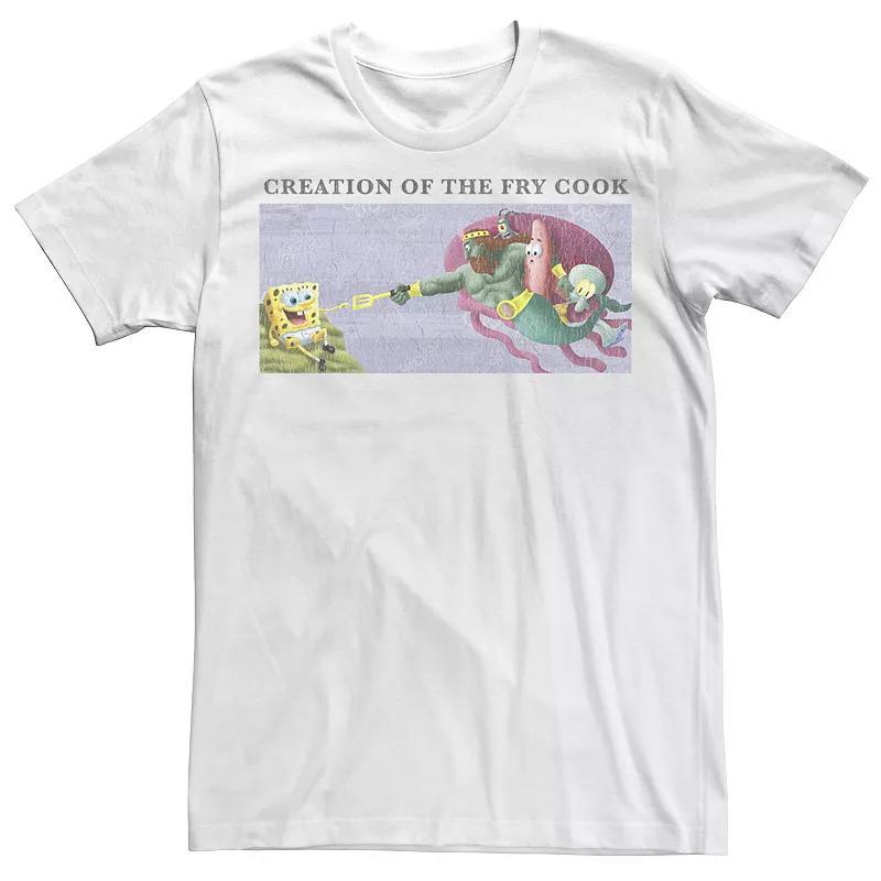 Big & Tall SpongeBob SquarePants Creation Of The Fry Cook Tee, Men's,  Product Image