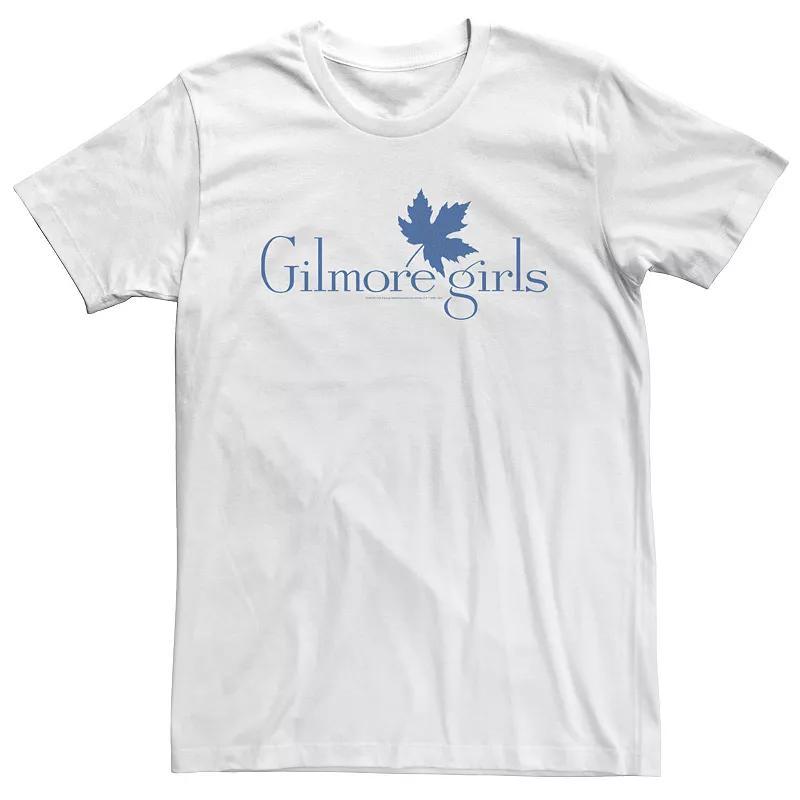 Big & Tall Gilmore Girls Leaf Logo Tee, Men's, Size: 4XL, White Product Image