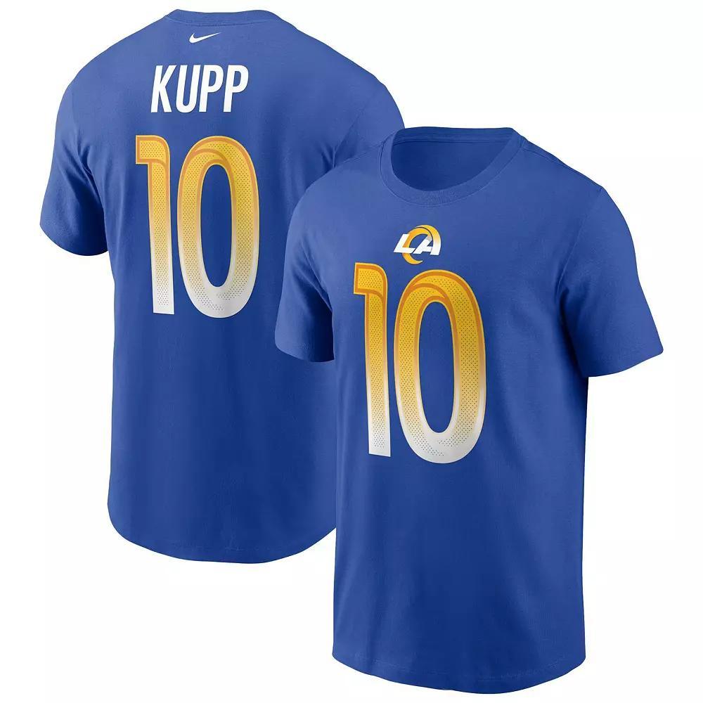 Men's Nike Cooper Kupp Royal Los Angeles Rams Name & Number T-Shirt, Size: Large, Blue Product Image