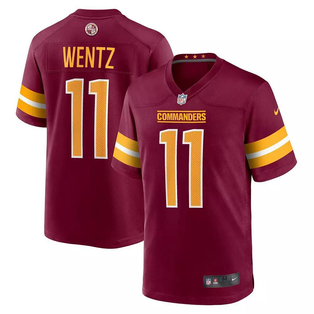 Men's Nike Carson Wentz Burgundy Washington Commanders Game Jersey, Size: 3XL, Wft Med Re Product Image