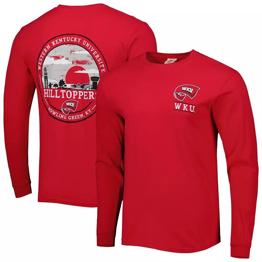 Men's Red Western Kentucky Hilltoppers Circle Campus Scene Long Sleeve T-Shirt,  Product Image