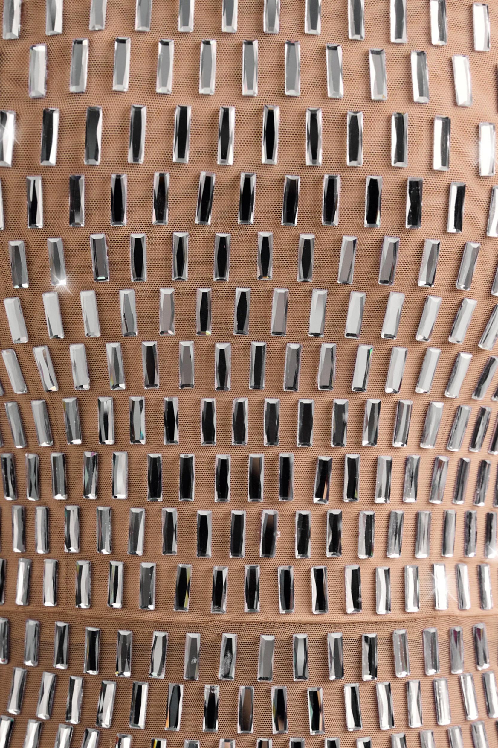 Embellished Bandeau Top in Almond Product Image